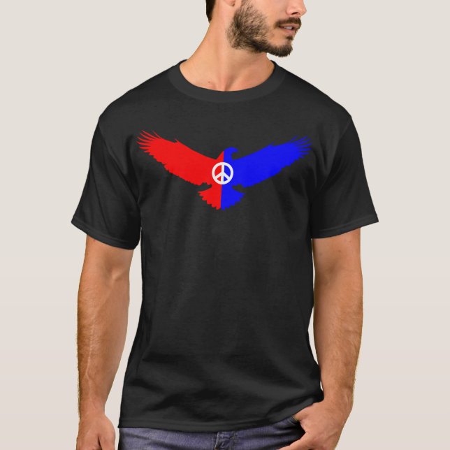 Camiseta De esquerda, de direita, o mesmo pássaro para a (Frente)