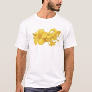 Camiseta de Estampa Artística FLOR ABSTRATA 8