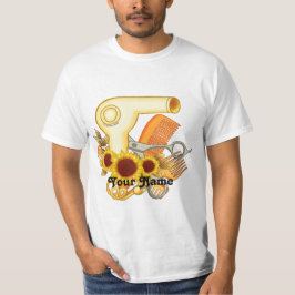 Camiseta de Esteticista de Girassóis