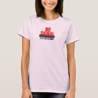 Camiseta de Estilo de Vida Offline Sem Sinal