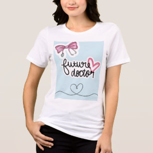 Camiseta de Estudante de Medicina Médico Futuro Fo