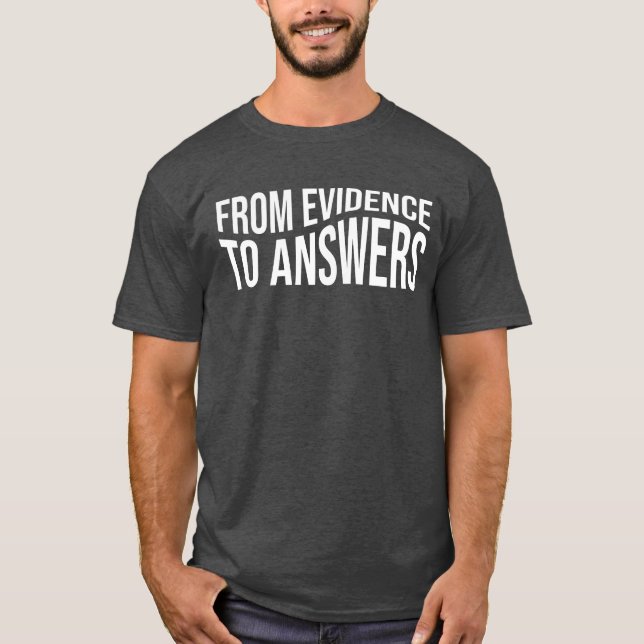 Camiseta De Evidências A Criminologista Cita Criminologia (Frente)