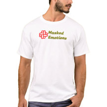 Camiseta de Expressão Artística com Rosto Máscara