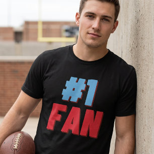 Camiseta de Fã #1 Fãs Número Um