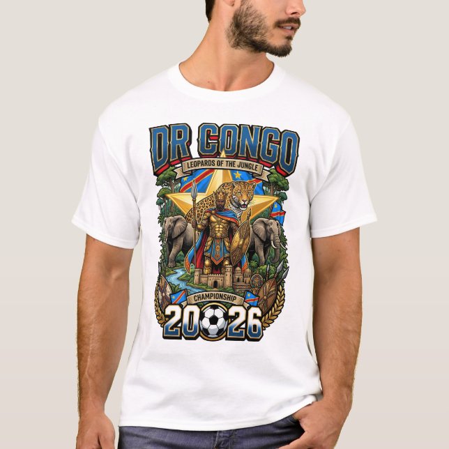 Camiseta de Fã da RD Congo 2026 (Frente)