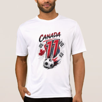 Camiseta de Fã de Futebol Canadá #11 | Roupas de F