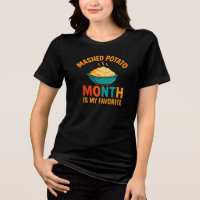 Camiseta de Fã do Mês da Batata Amassada