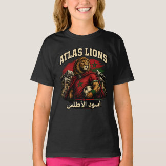 Camiseta de Fã dos Atlas Lions de Marrocos | Marro
