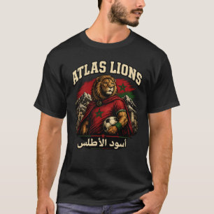 Camiseta de Fã dos Leões do Atlas de Marrocos Ma