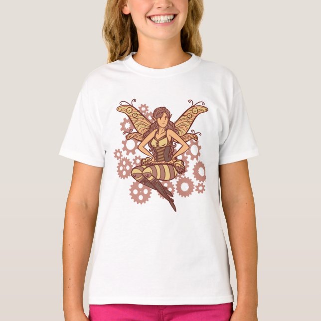 Camiseta de Fada Steampunk (Frente)