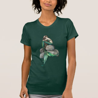 Camiseta de Fantasia Artística da Sereia Esmeralda
