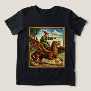 Camiseta de Fantasia Retro Medieval Cavaleiro de C