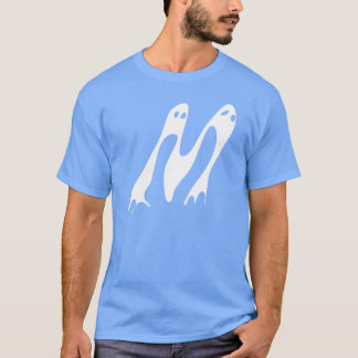 Camiseta de Fantasias de Halloween com Letra M, Di