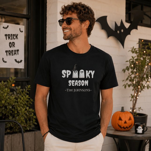 Camiseta de Fantasma da Temporada Assustadora – Ca (Criador carregado)