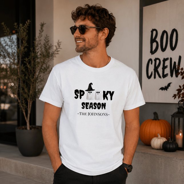 Camiseta de Fantasma da Temporada Assustadora – Ca (Criador carregado)