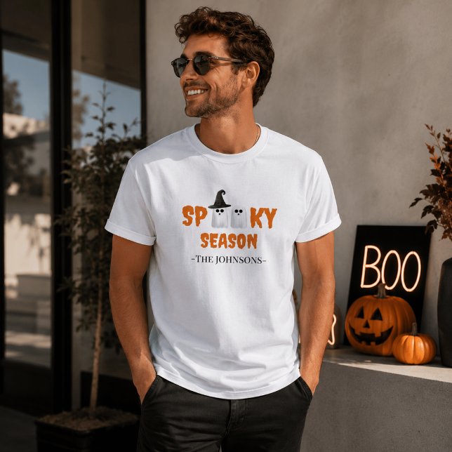 Camiseta de Fantasma da Temporada Assustadora – Ca (Criador carregado)
