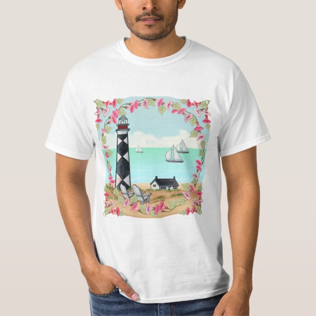 Camiseta de Farol Cape Lookout (Frente)