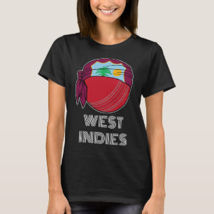 Camiseta de Fãs de Críquete das Índias Ocidentais