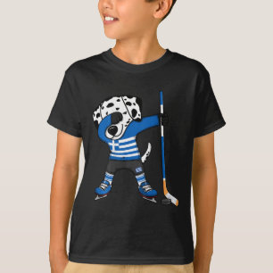 Camiseta de Fãs de Hóquei no Gelo da Grécia com Da