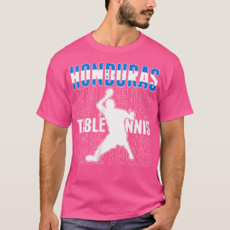 Camiseta de Fãs de Tênis de Mesa de Honduras Bande