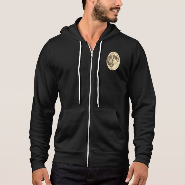 Camiseta de Fase da Lua Cósmica - Estilo Unisex (Frente)