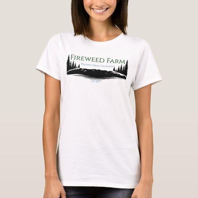 Camiseta de Fazenda com hélice (Whisper Creek) (Frente)
