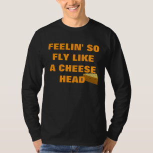 CAMISETA DE FEELIN MOSCA ASSIM COMO UMA CABEÇA DO QUEIJO