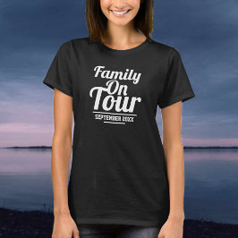Camiseta de Férias de Família em Turnê