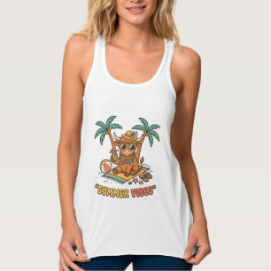 Camiseta de Férias de Praia de Vaca das Terras Alt