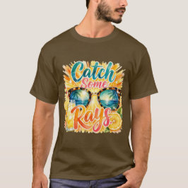 Camiseta de Férias de Verão Tropical.