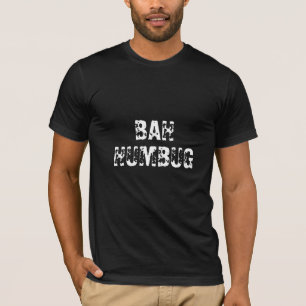 Camiseta de Férias Masculina Bah Humbug
