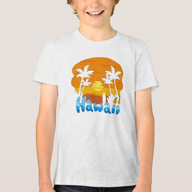 Camiseta de Férias no Havaí (Frente)