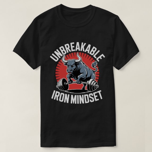 Camiseta de Ferro Inquebrantável (Frente do Design)