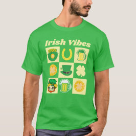 Camiseta de Festa com Vibrações Irlandesas