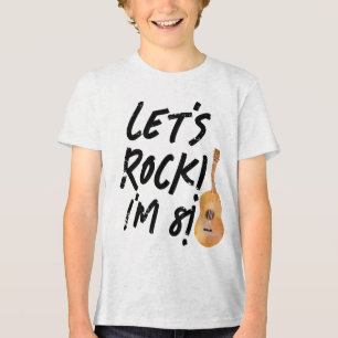 Camiseta de Festa de aniversário de guitarra