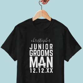 Camiseta de festa de casamento de padrinho júnior