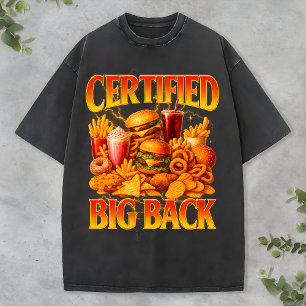 Camiseta de Festa de Pizza Engraçada Estilo Rap Bo