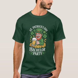 Camiseta de Festa de Solteiro do Dia de São Patríc
