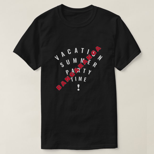 Camiseta de Festa de Verão (Frente do Design)