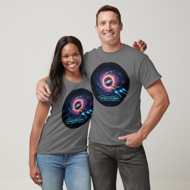 Camiseta de Ficção Científica Buraco Negro Gateway (Unissex)