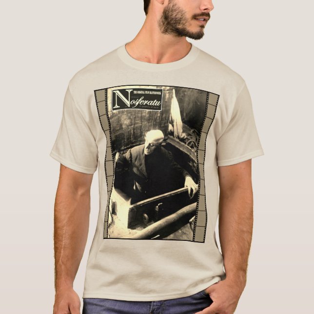 Camiseta de Filme de Terror Clássico Nosferatu (Frente)