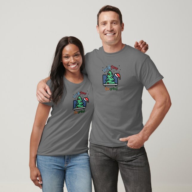 Camiseta de Filmes de Natal em Casa (Unissex)