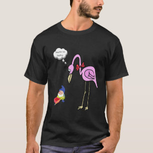 Camiseta de flamingo gnomo engraçado, você é tão b