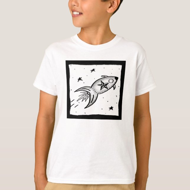 camiseta de foguetes Star (Frente)