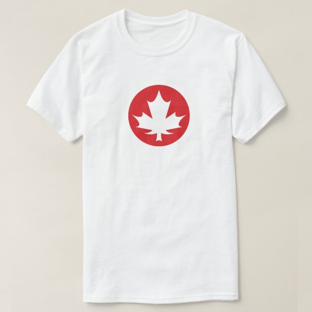 Camiseta de folha do Maple Canada | Presente no di (Frente do Design)