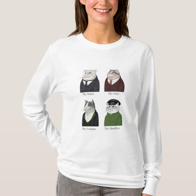Camiseta de folhas compridas básica de catapora ma (Frente)