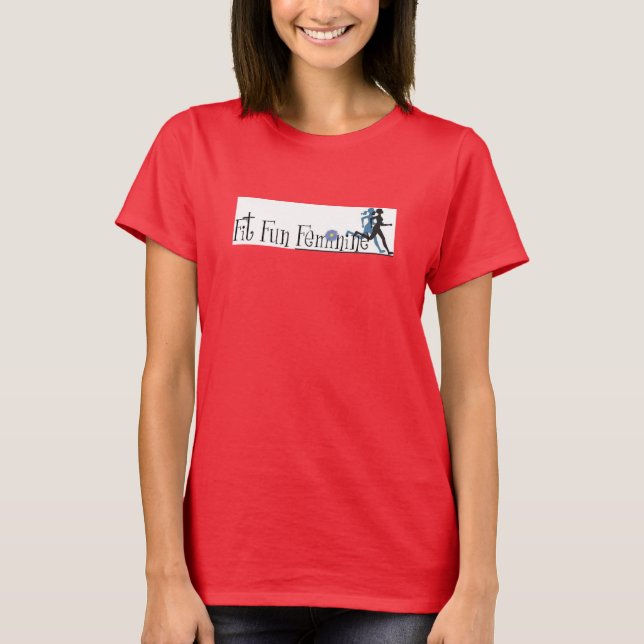 Camiseta de folhas compridas feminina do FFF (Frente)