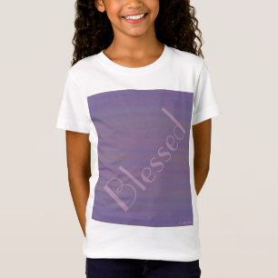 Camiseta de folhas longas de maternidade - abençoa