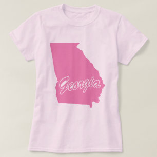 Camiseta de Forma do Estado da Geórgia