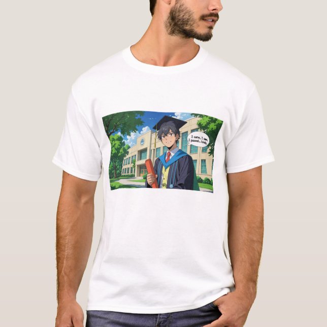 Camiseta de Formatura - Citação Divertida (Frente)